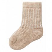 Nbnrakel Nil Sock Wo/Po Lil Sockor Strumpor Beige Lil'Atelier