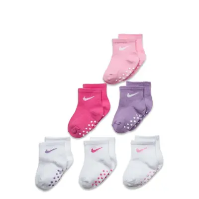 Nike 6Q-6Pk Quarter Sock Rosa