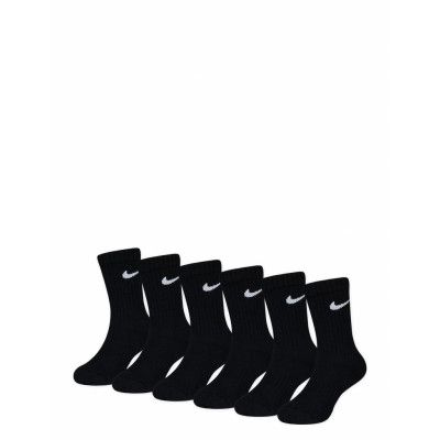Nike 6W-6Pk Crew Sock Svart