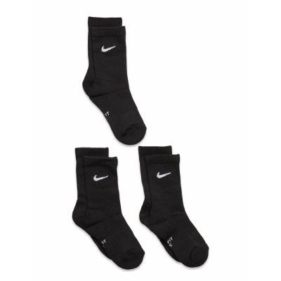 Nike 3W-3Pk Crew Sock Svart