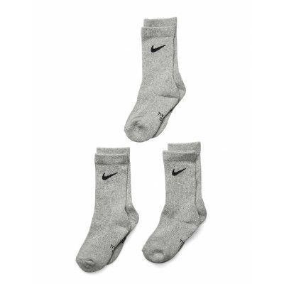 Nike 3W-3Pk Crew Sock Grå