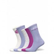 Nkfvilde 5P Sock Sockor Strumpor Purple Name It
