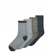 Name It Nkmwak Wo/Bl 4P Sock Marinblå