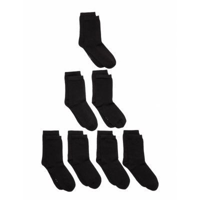 Name It Nknsock 7P Solid Noos Svart