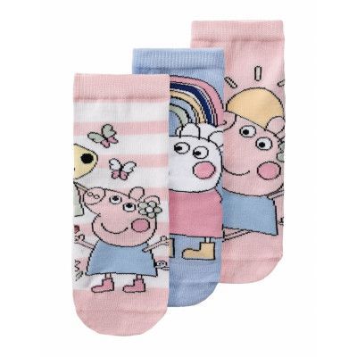 Name It Nmfarra Peppapig 3P Sock Cplg Multi/patterned