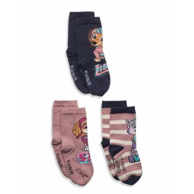 Nmfjusa Pawpatrol 3P Sock Cplg Sockor Strumpor Multi/patterned Name It