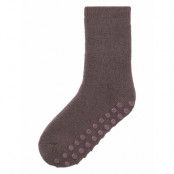 Name It Nmfwaksi Wo/Bl Terry Sock W/Non Skid Brun