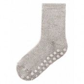 Name It Nmfwaksi Wo/Bl Terry Sock W/Non Skid Grå