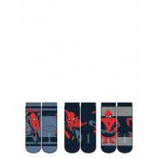 Name It Nmmjumio Spiderman 3P Sock Mar Blå