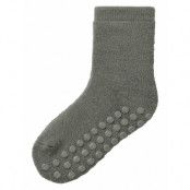 Name It Nmmwaksi Wo/Bl Terry Sock W/Non Skid Grön