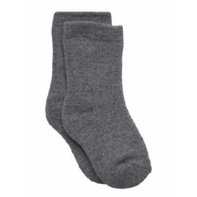 Nmmwaksi Wool Terry Sock Xxiii Sockor Strumpor Grey Name It