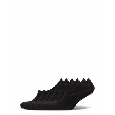 No Show Bamboo Sneaker Socks 6 Pack Ankelstrumpor Korta Strumpor Svart Danish Endurance