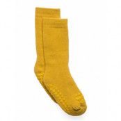 Non-Slip Socks - Terry Cotton Strumpor Non-slip Yellow GoBabyGo