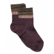 Mp Denmark Norma Glitter Socks Multi/patterned