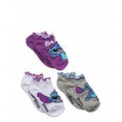 Pack 3 Low Socks Sockor Strumpor Multi/patterned Lilo & Stitch