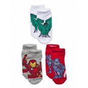 Pack 3 Low Socks Sockor Strumpor Multi/patterned Marvel