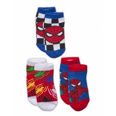 Socks Sockor Strumpor Multi/patterned Spider-man