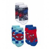 Pack 3 Low Socks Sockor Strumpor Multi/patterned Spider-man