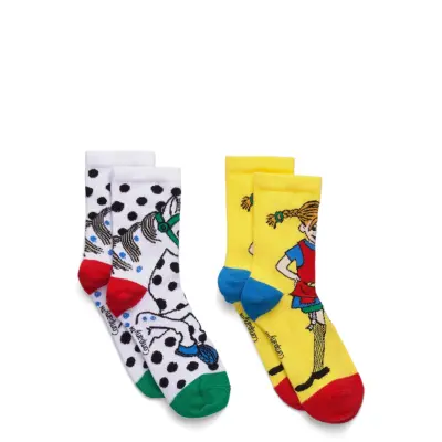 Pippi Langstrømpe Pippi Strumpor Multi/patterned