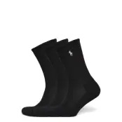 Polo Ralph Lauren Cushioned Sport Crew Sock 3-Pack - Black - ONE SIZE