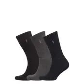 Polo Ralph Lauren Crew Sock 3-Pack - Black - ONE SIZE