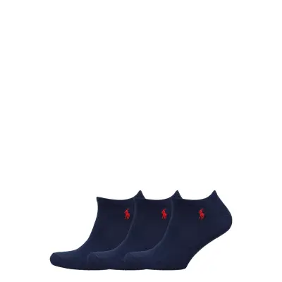 Polo Ralph Lauren Low-Cut Sock 3-Pack - Blue - ONE SIZE