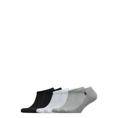 Polo Ralph Lauren Low-Profile Sport Sock 6-Pack - Grey - ONE SIZE