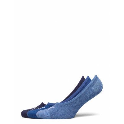 Puma Footie 3P Unisex *Villkorat Erbjudande Ankelstrumpor Korta Strumpor Blå PUMA