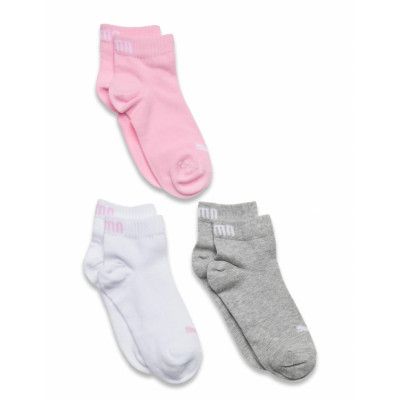 Puma Kids Quarter 3P Sockor Strumpor Rosa PUMA