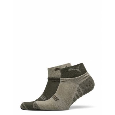 Puma Men Seasonal Quarter 2p Ankelstrumpor Korta Strumpor Grön PUMA