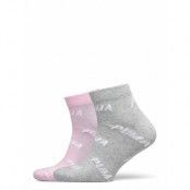 Puma Unisex Bwt Quarter 2P Underwear Socks Regular Socks Rosa PUMA