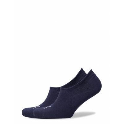 Puma Unisex Footie 2P High Cut Lingerie Socks Footies/Ankle Socks Blå PUMA