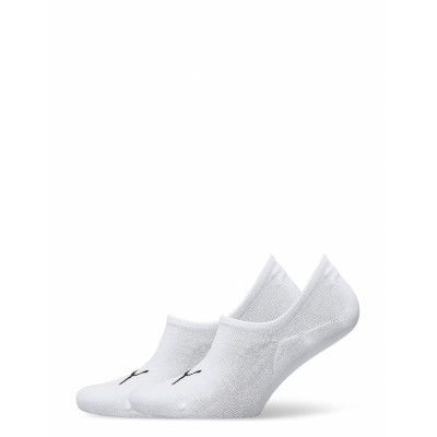 Puma Unisex Footie 2P High Cut Lingerie Socks Footies/Ankle Socks Vit PUMA