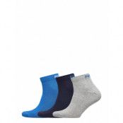 Puma Unisex Quarter Plain 3P Underwear Socks Regular Socks Multi/mönstrad PUMA