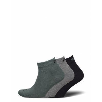 Puma Unisex Quarter Plain 3P Underwear Socks Regular Socks Multi/mönstrad PUMA