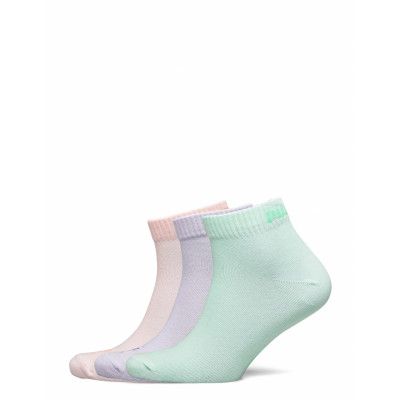 Puma Unisex Quarter Plain 3P *Villkorat Erbjudande Underwear Socks Regular Socks Multi/mönstrad PUMA