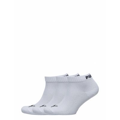 Puma Unisex Quarter Plain 3P Underwear Socks Regular Socks Vit PUMA