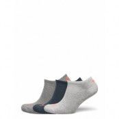 Puma Unisex Sneaker Plain 3P *Villkorat Erbjudande Lingerie Socks Footies/Ankle Socks Grå PUMA