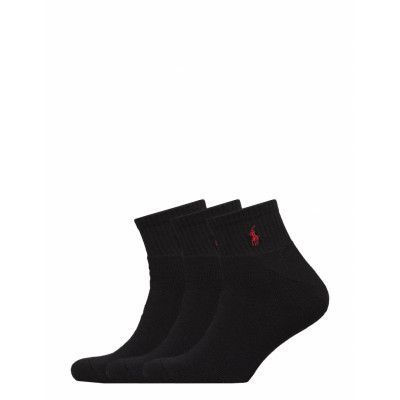 Polo Ralph Lauren Quarter Sock 3-Pack Svart