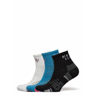 Running Impact Ankle 3 Pack Ankelstrumpor Korta Strumpor Multi/mönstrad New Balance