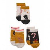 Silas Cotton Socks 3-Pack Sockor Strumpor Multi/patterned Liewood