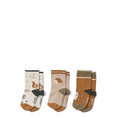 Liewood Silas Cotton Socks 3-Pack Multi/patterned
