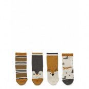 Silas Cotton Socks - 4 Pack Sockor Strumpor Multi/patterned Liewood