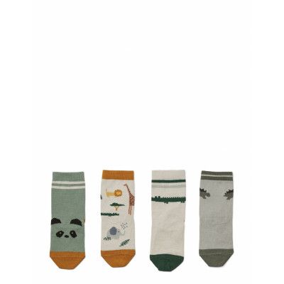 Liewood Silas Cotton Socks - 4 Pack Gul