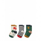 Liewood Silas Socks 3-Pack Multi/patterned