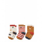 Liewood Silas Socks 3-Pack Multi/patterned