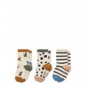 Silas Socks 3-Pack Sockor Strumpor Multi/patterned Liewood