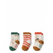 Silas Socks 3-Pack Sockor Strumpor Multi/patterned Liewood