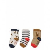 Liewood Silas Socks 3-Pack Multi/patterned