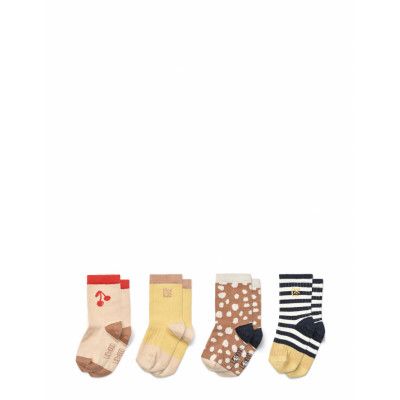 Liewood Silas Socks 4-Pack Multi/patterned